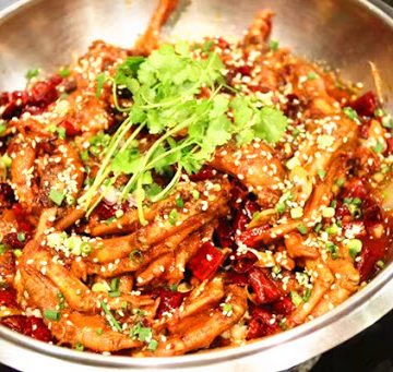 Canard à la sauce « Se-Tchuan »